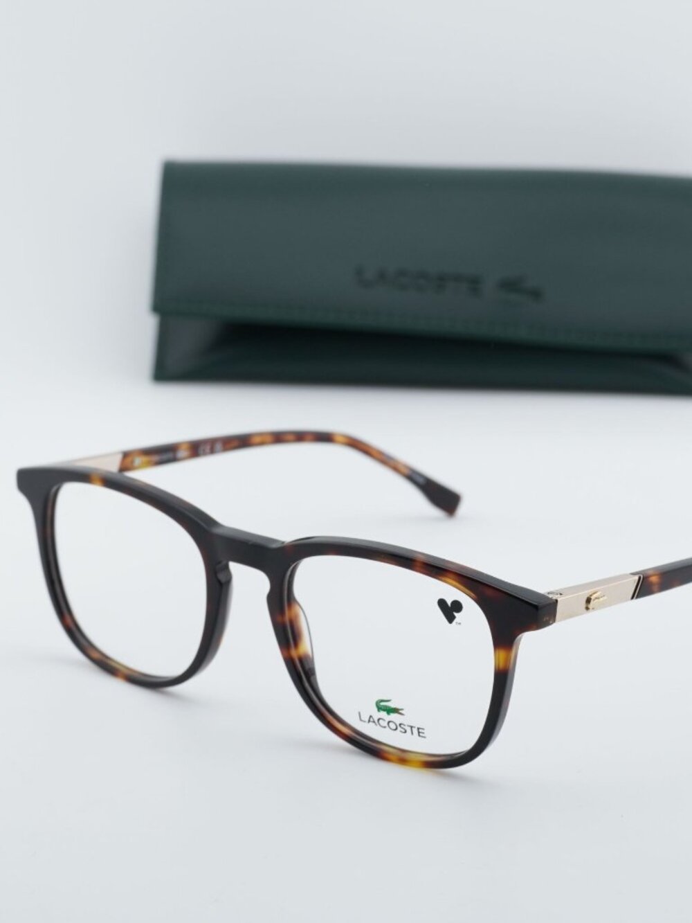 Lacoste L2889 N 230 Square Eyeglasses 52mm - Havana